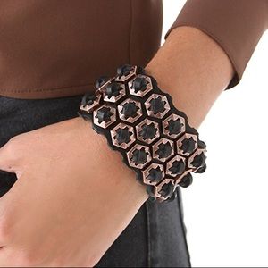 NWT - GILES & BROTHERS G&B Leather Cuff Bracelet